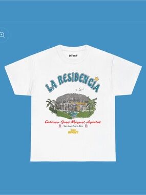 Off White Bad Bunny DTMF Tour Merch - La Residencia Tee